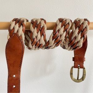 DIOR - Vintage Braided Leather Belt